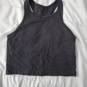 Ebb to street Cropped Racerback Tank Top